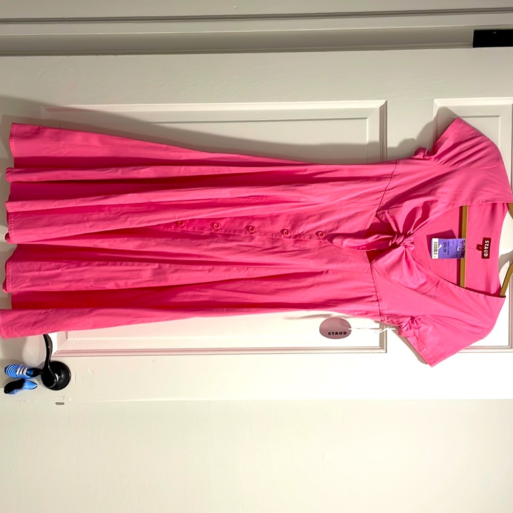 key hole staud dress